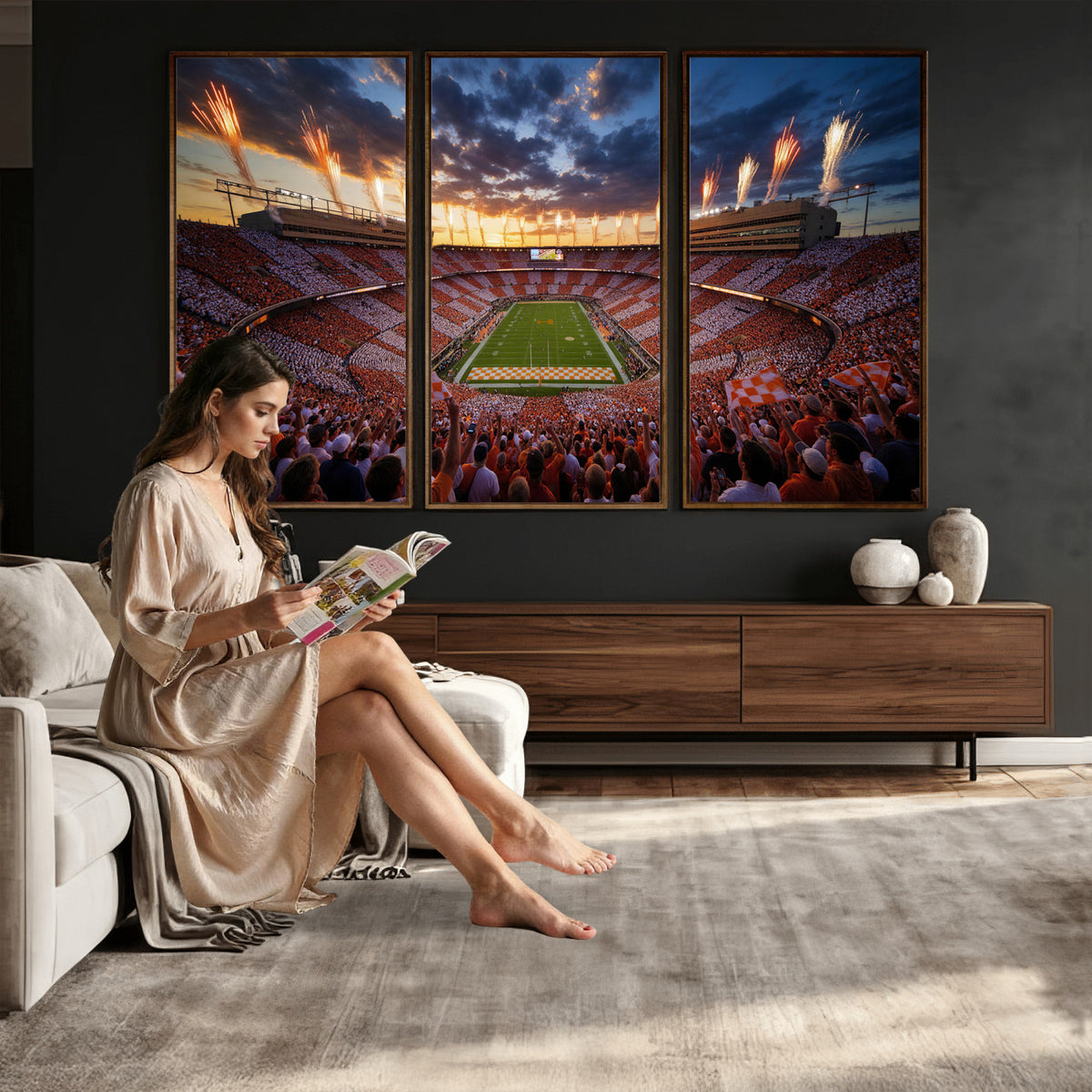 29672818-MGV-CV-36X24 - Stadium Wall Art Canvas Print