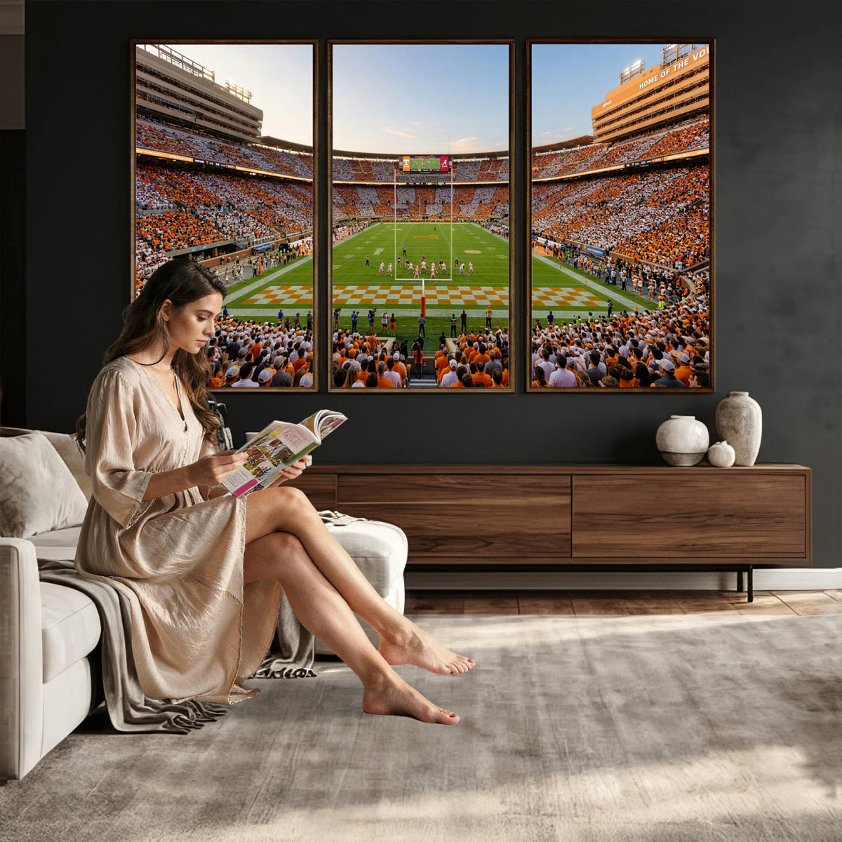 74509135-MGV-CV-36X24 - Stadium Wall Art Canvas Print