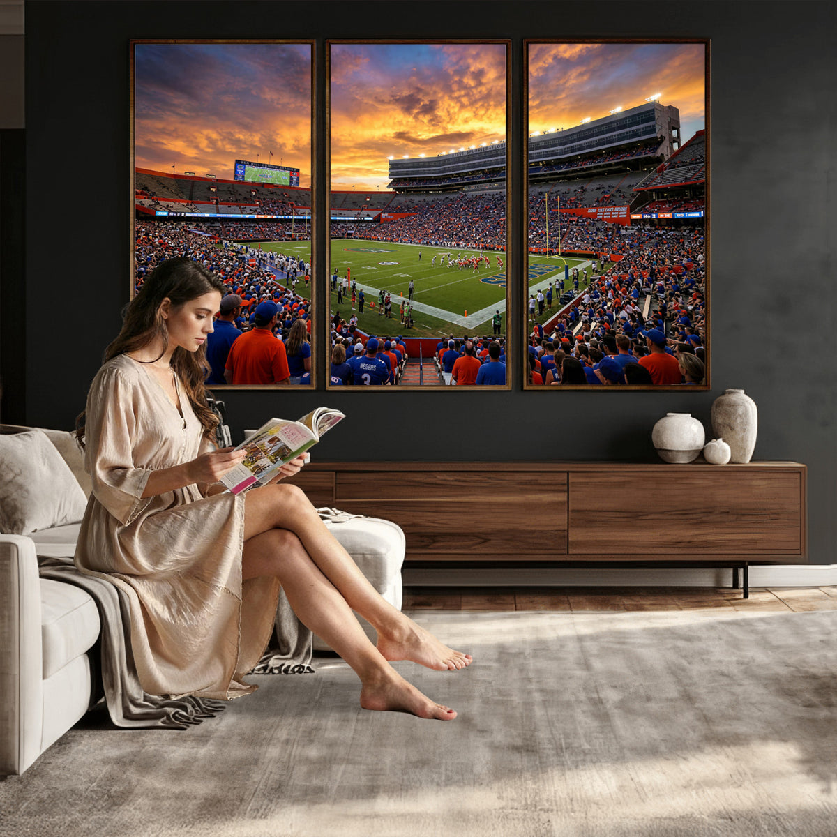 23829865-MGV-CV-36X24 - Stadium Wall Art Canvas Print