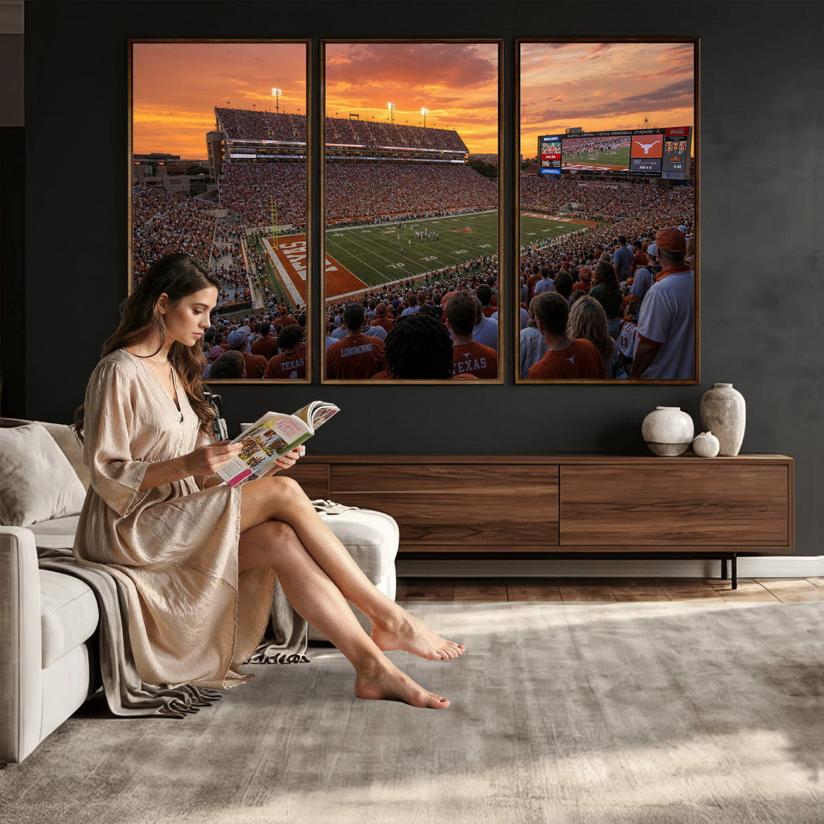 50466060-MGV-CV-36X24 - Stadium Wall Art Canvas Print