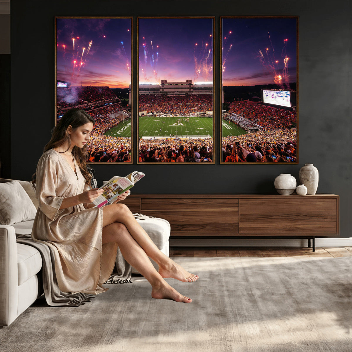 57314829-MGV-CV-36X24 - Stadium Wall Art Canvas Print