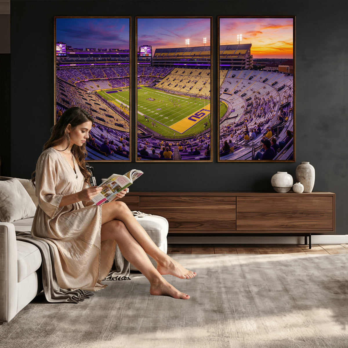 21378512-MGV-CV-36X24 - Stadium Wall Art Canvas Print