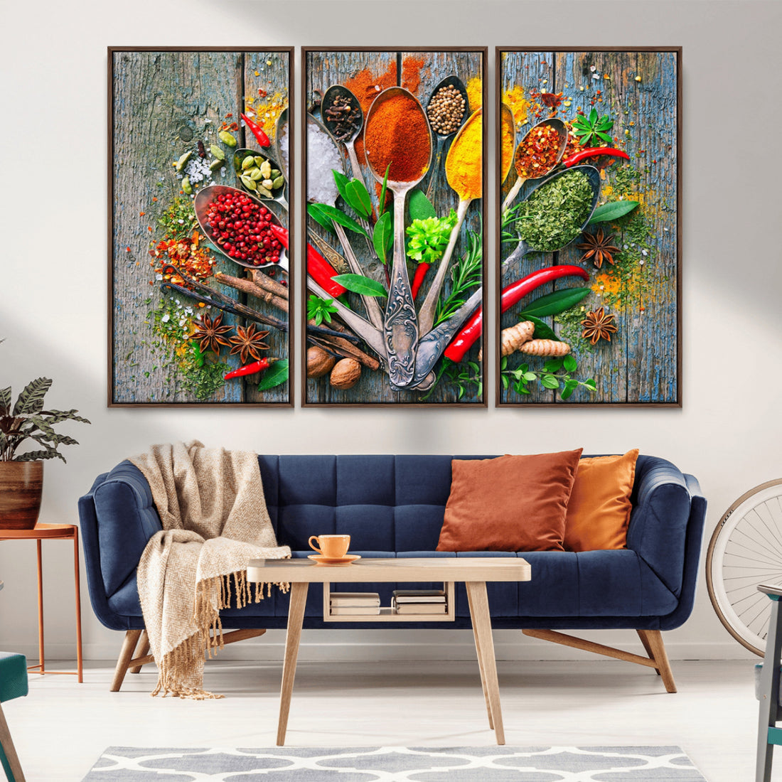 Kitchen Wall Art Print - Spoonful of Spices Cooking Wall Art