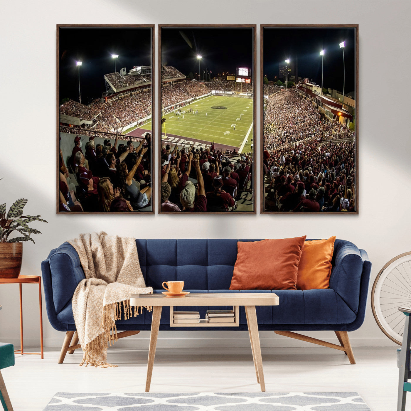 MGV-FC-48X32-3P - Washington-Grizzly Stadium Canvas Print, American Football Wall Art Canvas Print, Stadium Sport Wall