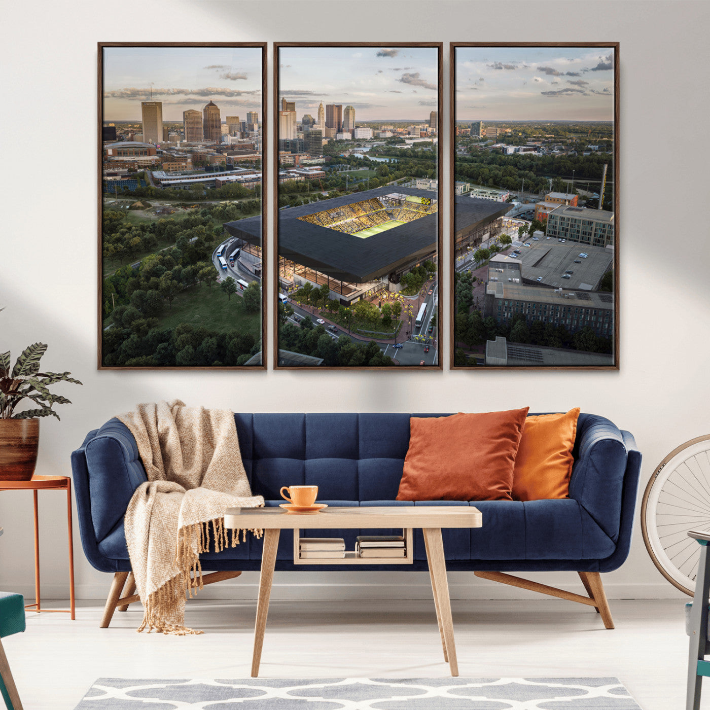 MGV-FC-48X32-3P - Columbus Crew Soccer Team Print - Columbus Crew Stadium Wall Art, Columbus Crew Soccer Wall Art