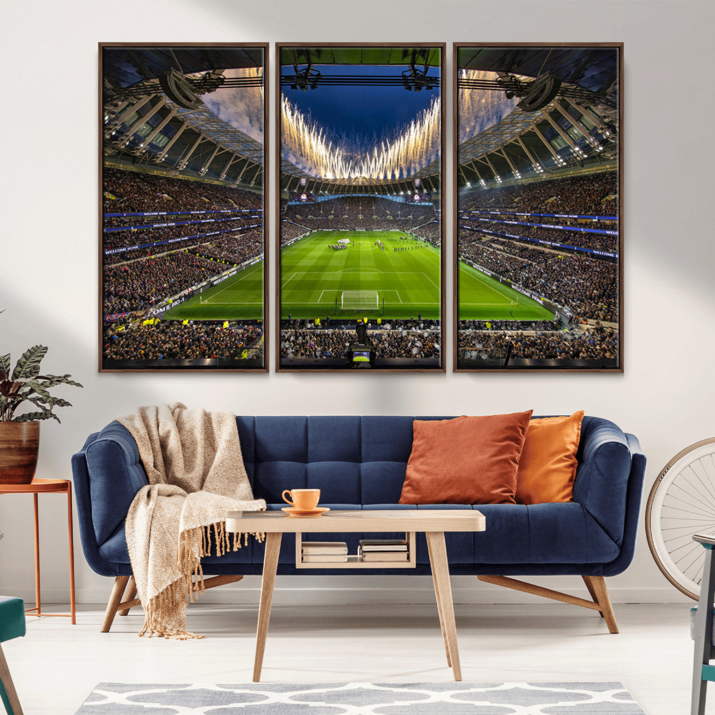 MGV-FC-48X32-3P - Tottenham Hotspur Football Team Print - London Tottenham Hotspur Stadium Wall Art Canvas Print
