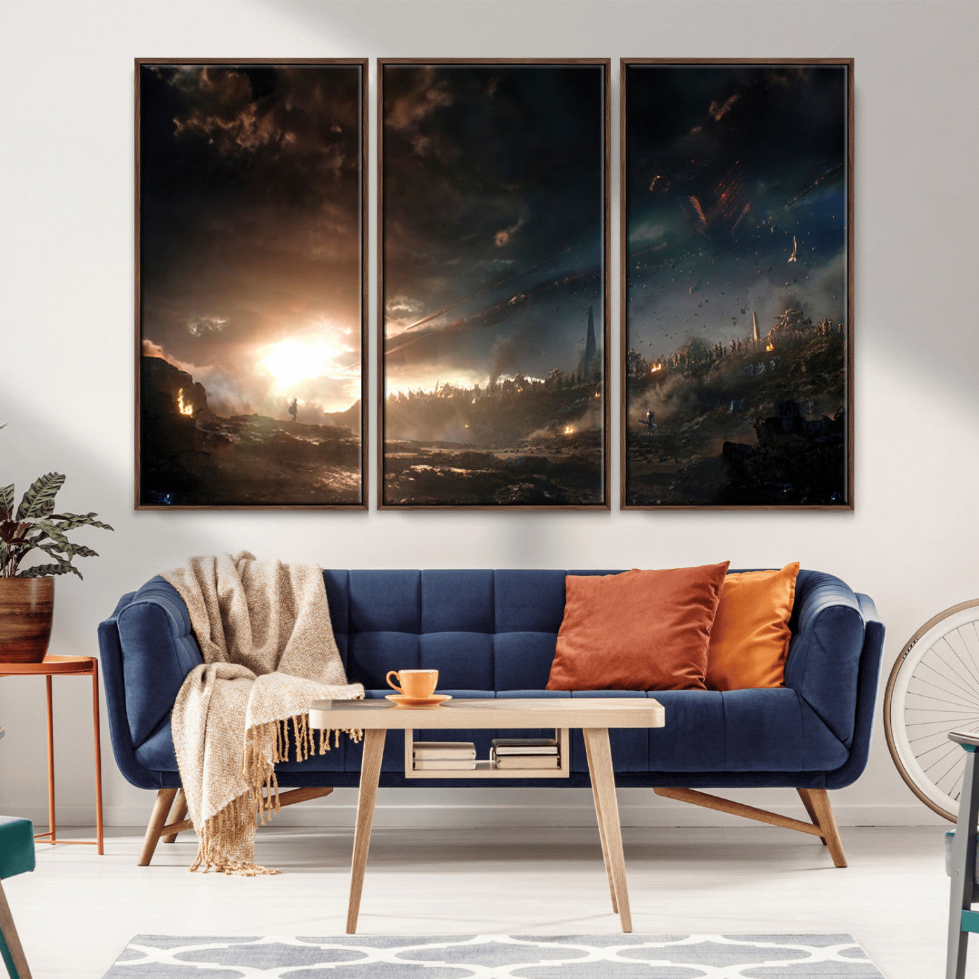 MGV-FC-48X32-3P - Avengers Planet Wall Art Canvas Print