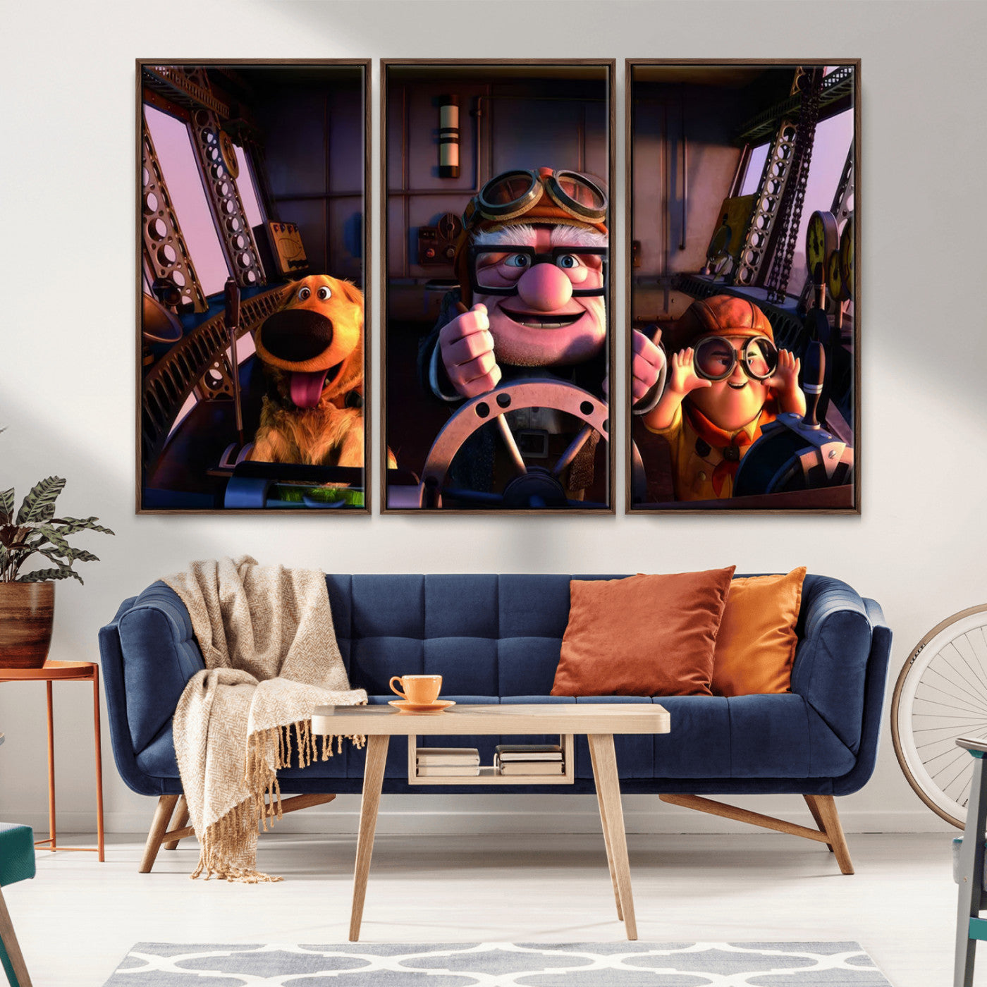 MGV-FC-48X32-3P - Carl Russel And Dog, Movie Up Poster, Movie Up Wall Art, Movie Up Poster Print, Carl