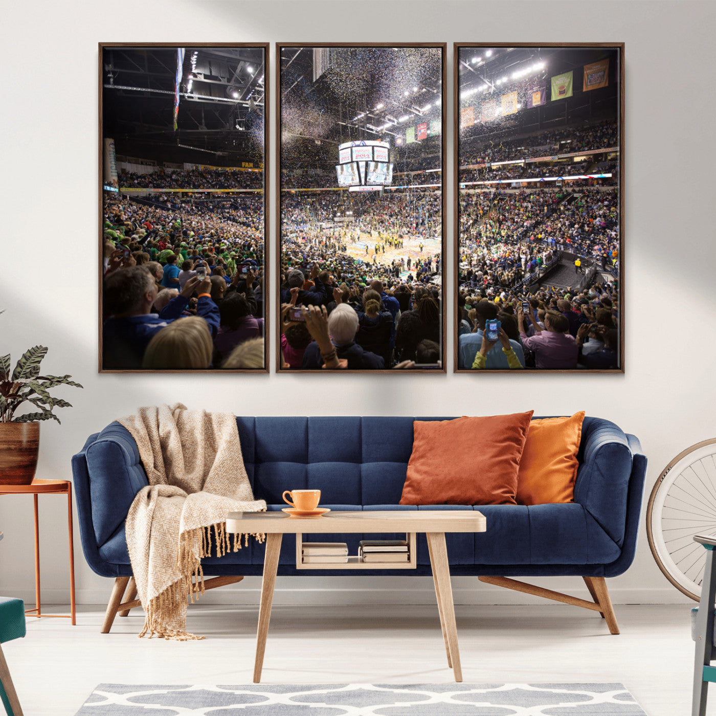 MGV-FC-48X32-3P - Bridgestone Arena Wall Art Canvas | Nashville Predators Hockey Team Print | Canvas Print | Ready to