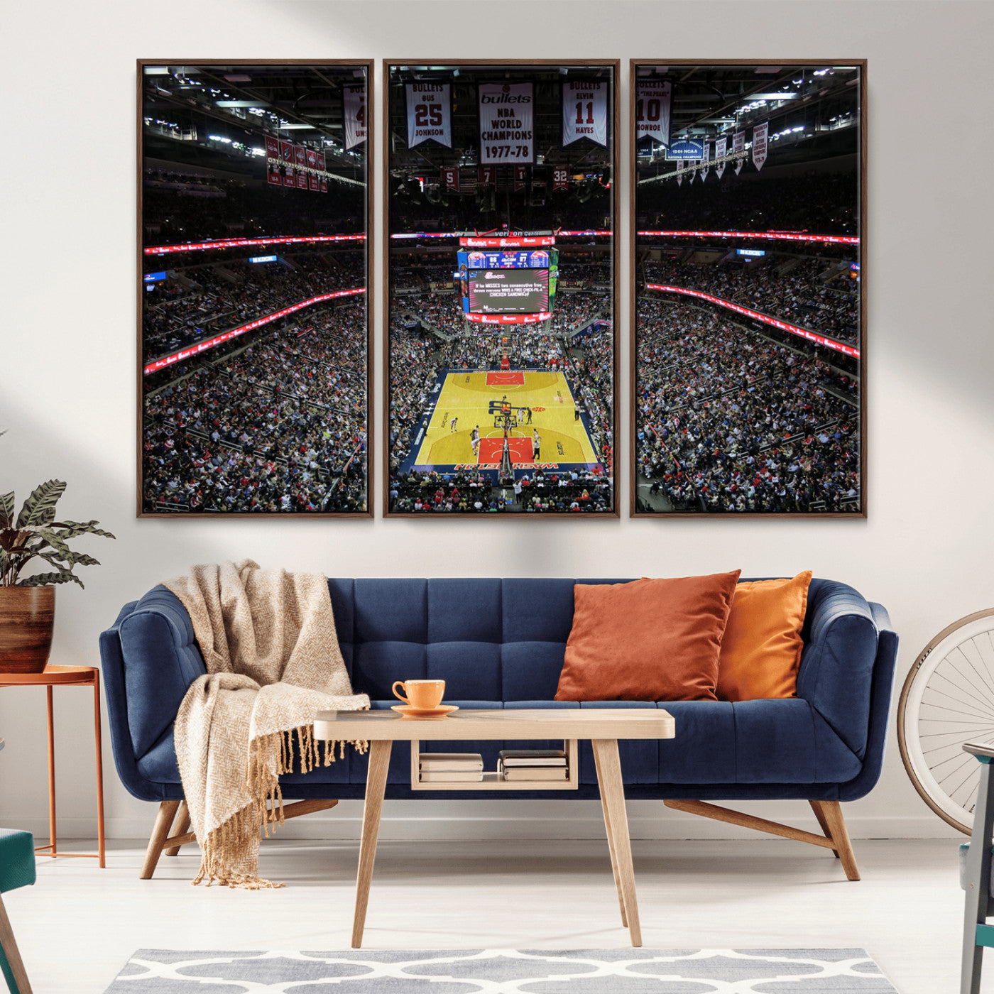 MGV-FC-48X32-3P - Capital One Arena Stadium Wall Art | Canvas Print | Ready to Hang | Washington D.C. Sports Decor