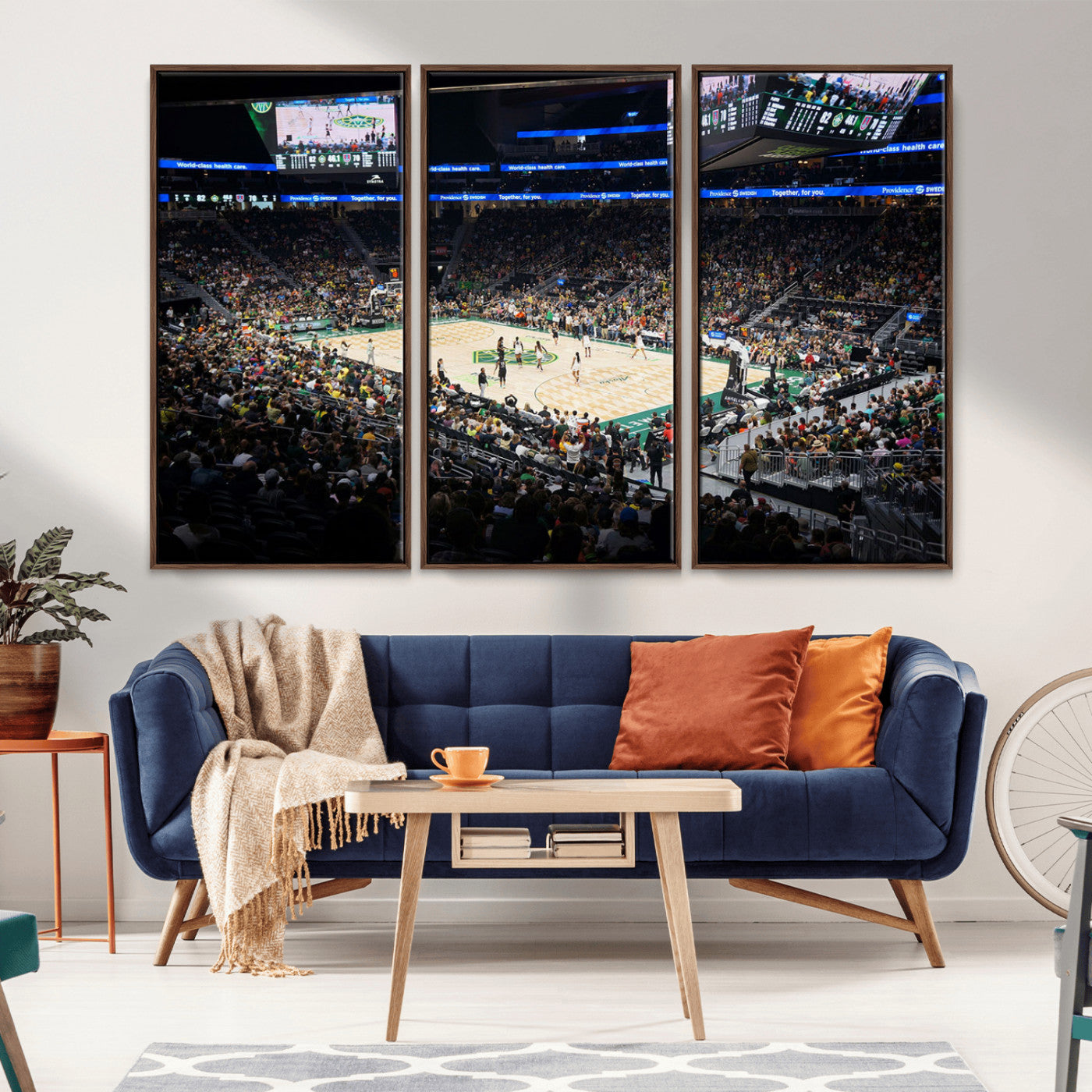 MGV-FC-48X32-3P - Climate Pledge Arena | Washington Seattle Kraken Hockey Stadium Wall Art | Canvas Print | Ready to