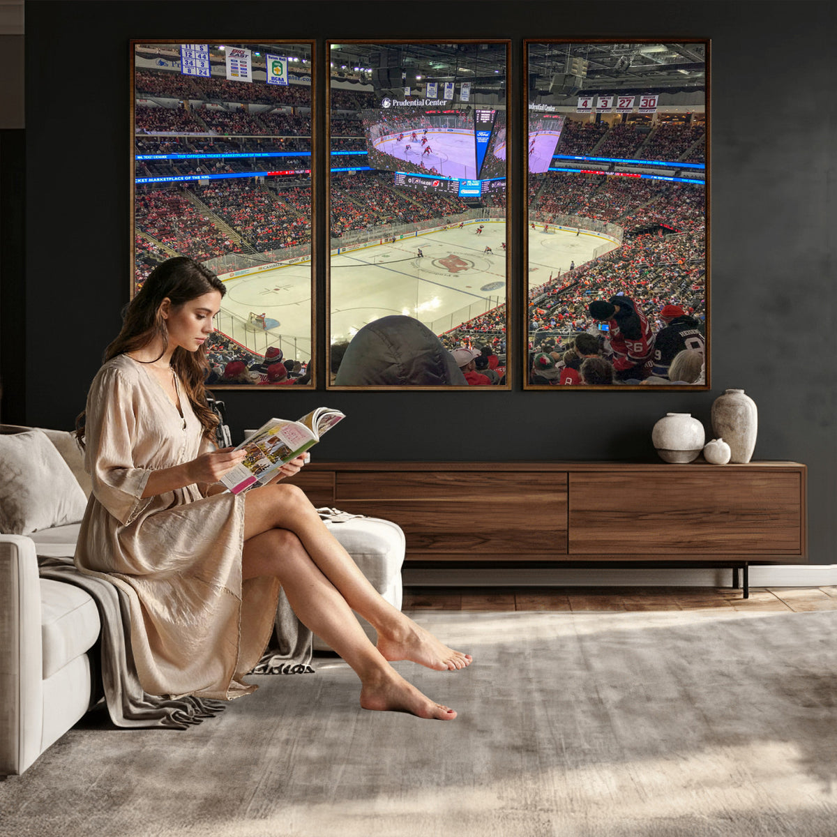 29638-MGV-CV-36X24 - Prudential Center Newark New Jersey Devils Hockey Stadium