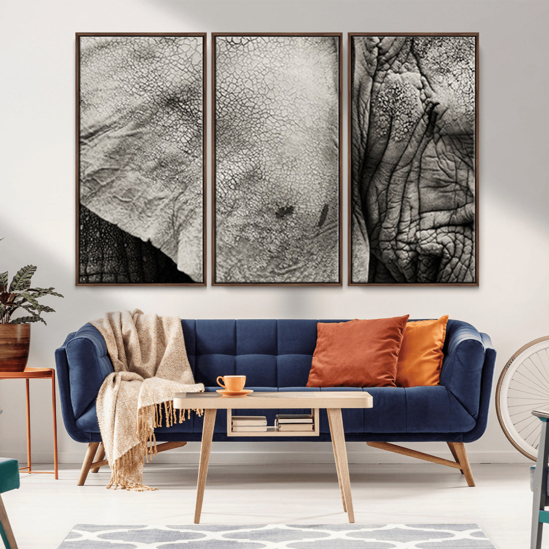 Elephant Wall Art Canvas Print