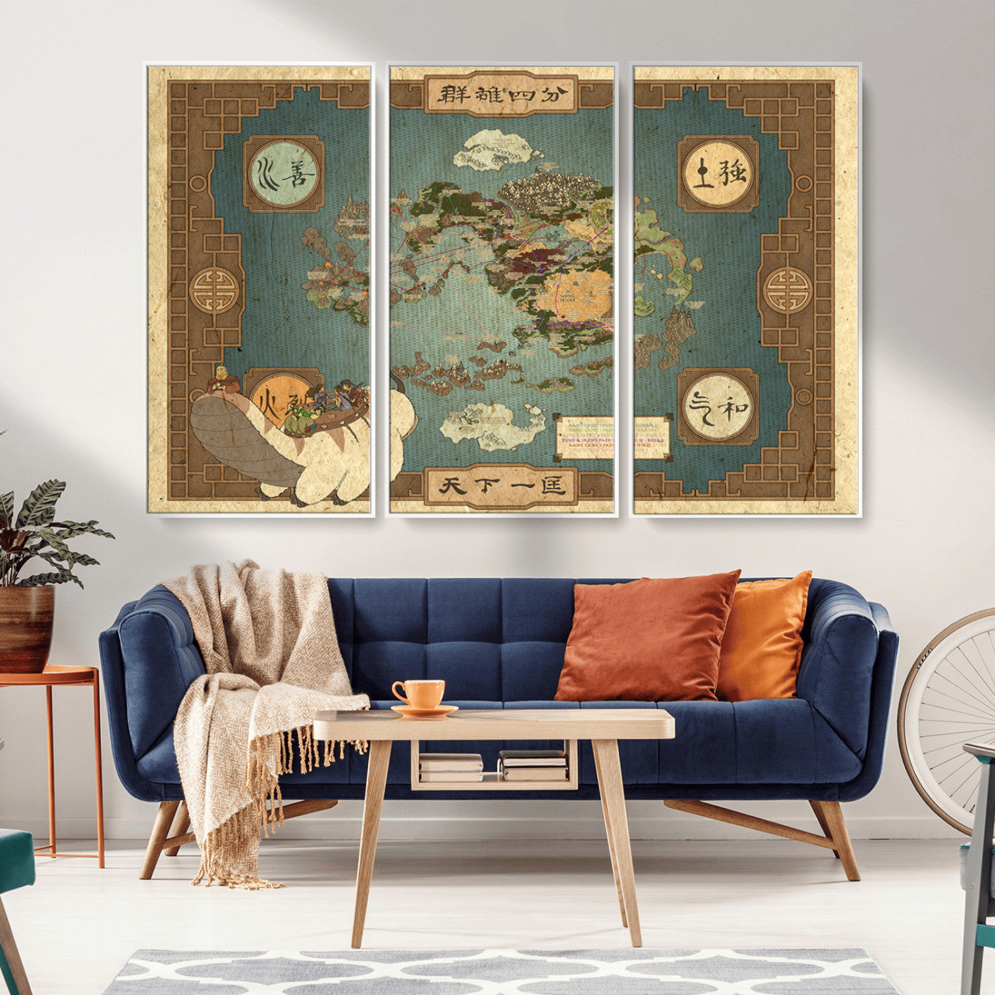 MGV-FC-48X32-3P - Push Pin World Map Canvas Print – Framed Wall Art for Couples to Track Their Travels – Anniversary