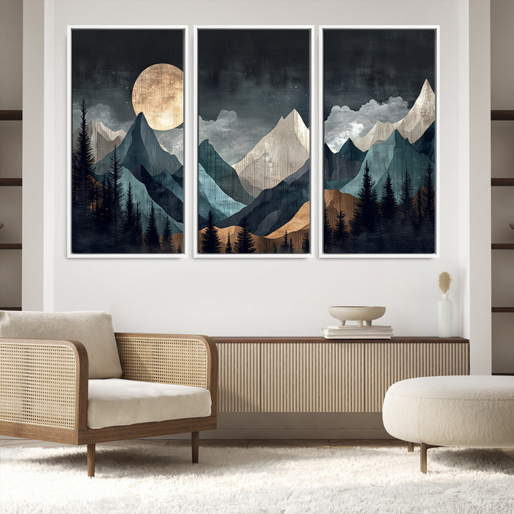 Framed Wall Art Canvas Print