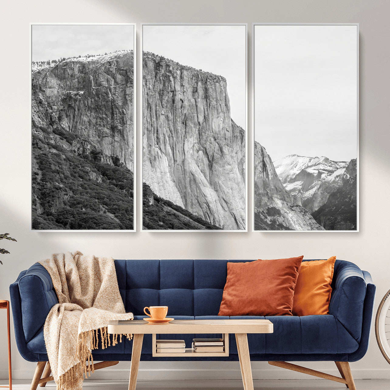 39393420-MGV-CV-36X24 - El Capitan Yosemite Mountain Wall Art – Yosemite Cliff Canvas Print, Rugged Terrain and Timeless Wilderness Decor for Office, Living Room or Cabin