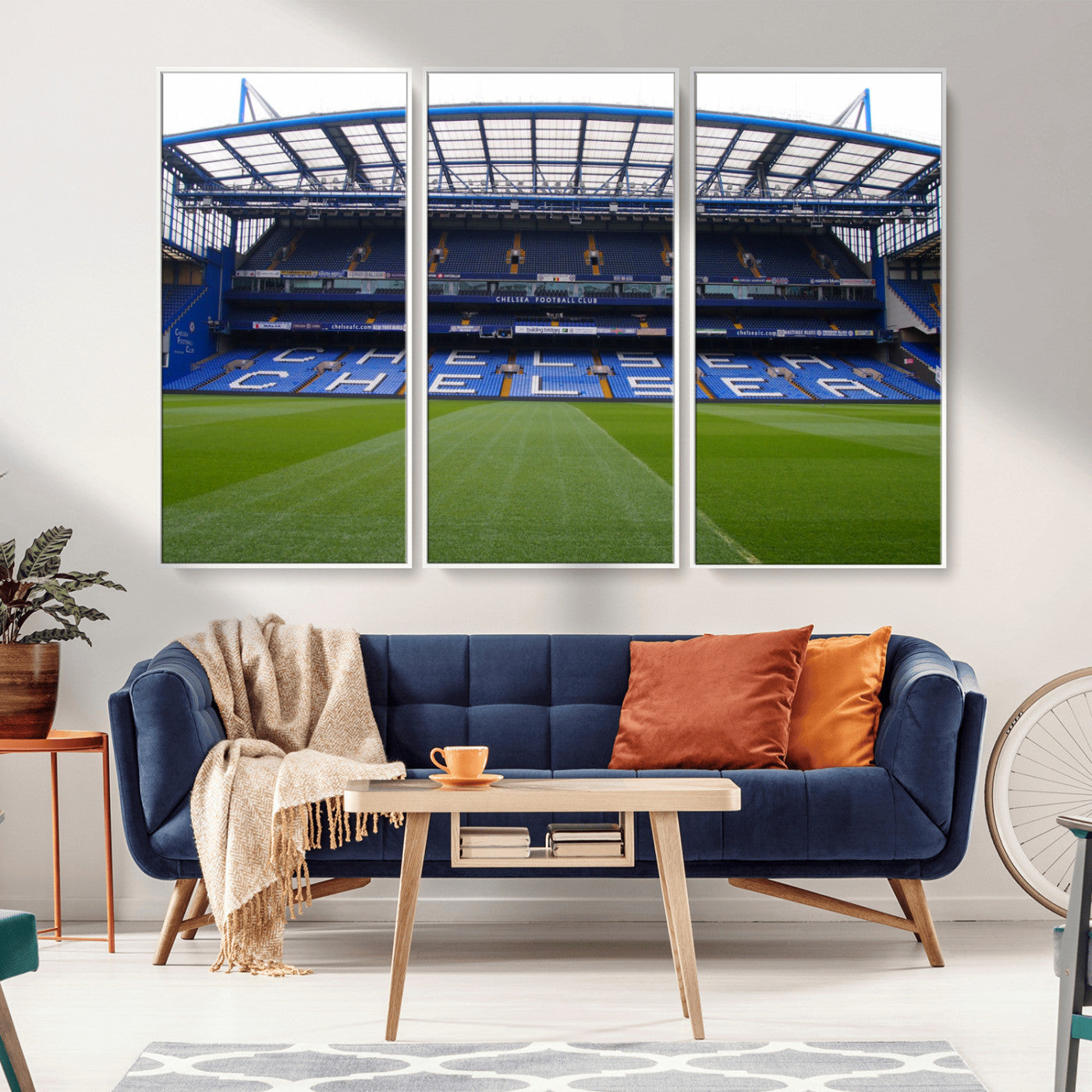 38616413CHELSA-MGV-FC-60X40-3P_White-Stamford Bridge Chelsea Football Stadium Canvas Wall Art Print – Immersive Stadium Experience for Soccer Fans – Ready to Hang