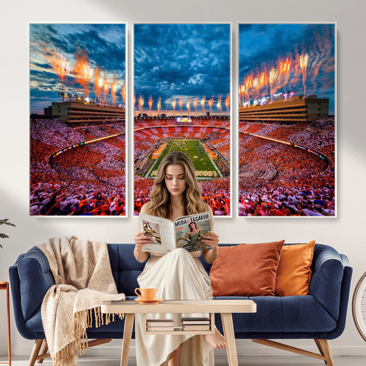 94266219-MGV-CV-36X24 - Tennessee Neyland Stadium Wall Art, Sports Arena Canvas