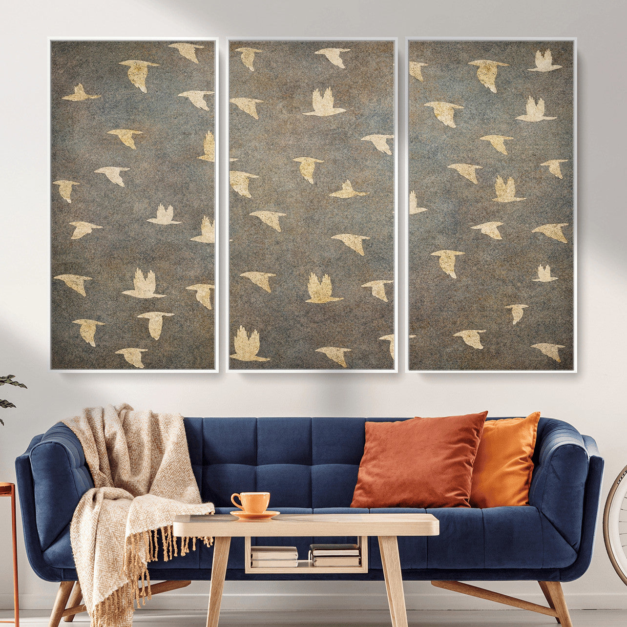 20532514-MGV-CV-36X24 - Abstract Birds Wall Art Canvas Print