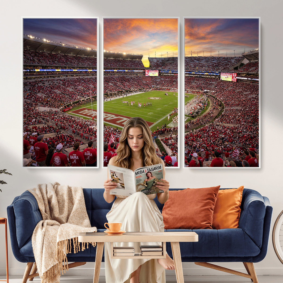 41995919-MGV-CV-36X24 - Stadium Wall Art Canvas Print