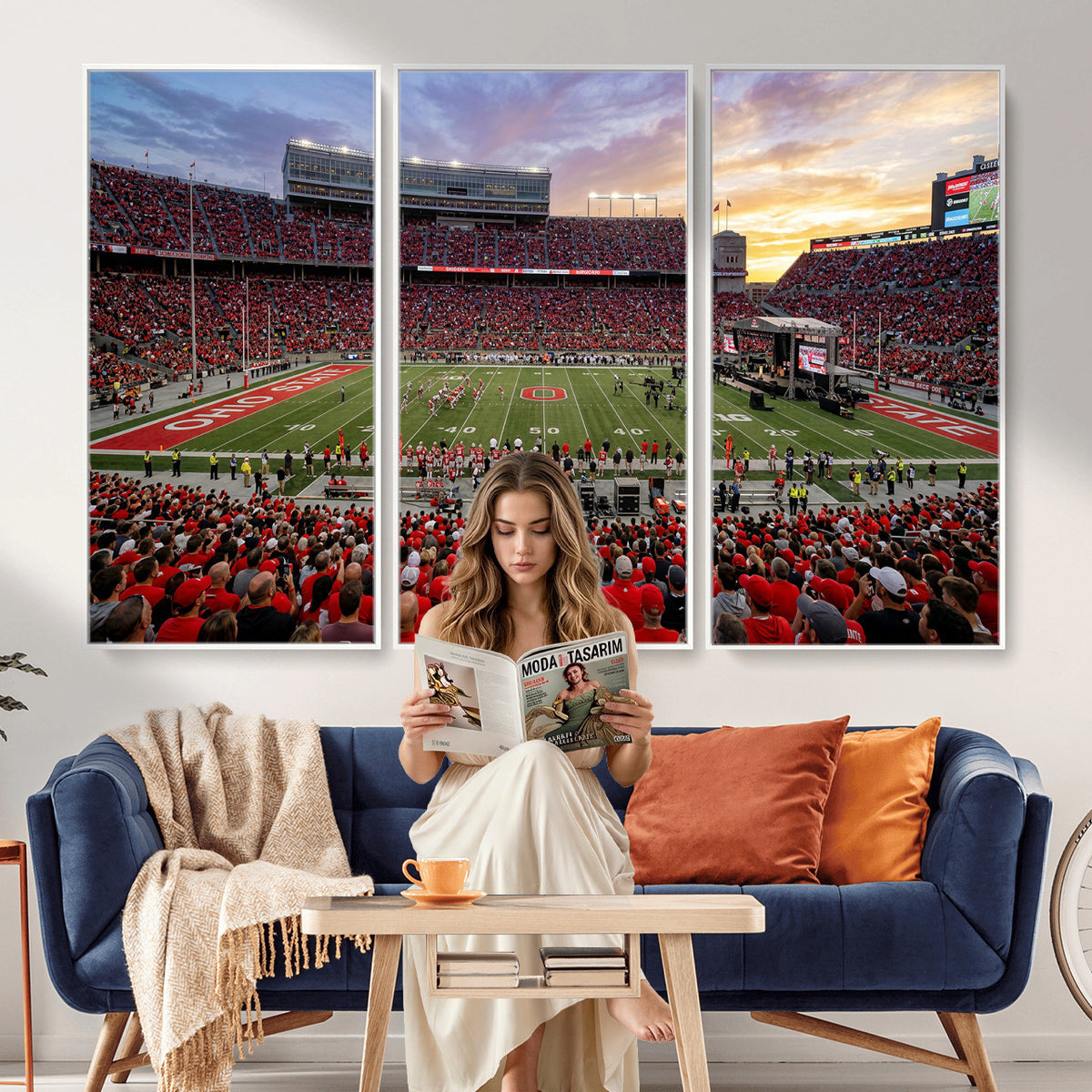 23196993-MGV-CV-36X24 - Stadium Wall Art Canvas Print