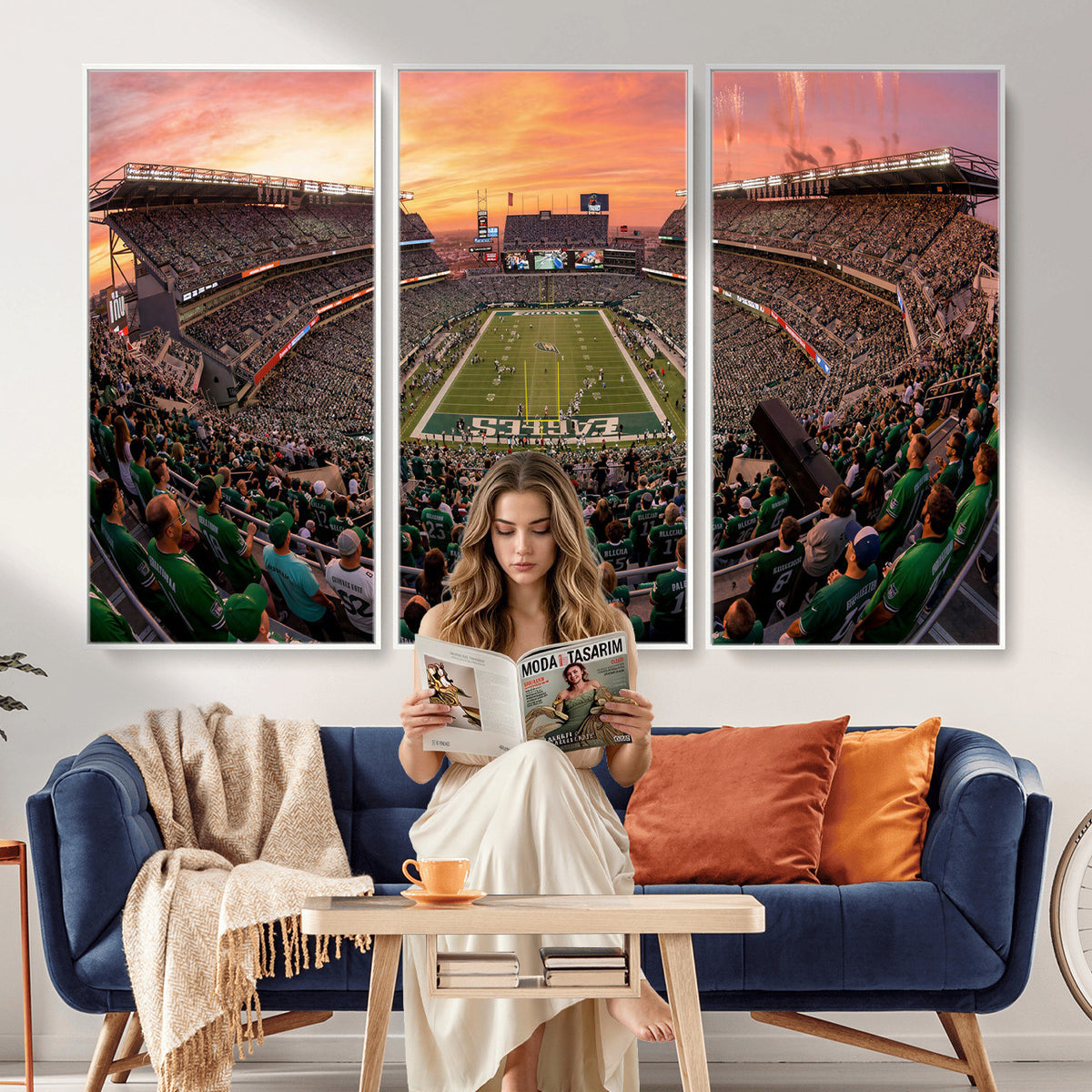 24458374-MGV-CV-36X24 - Stadium Wall Art Canvas Print