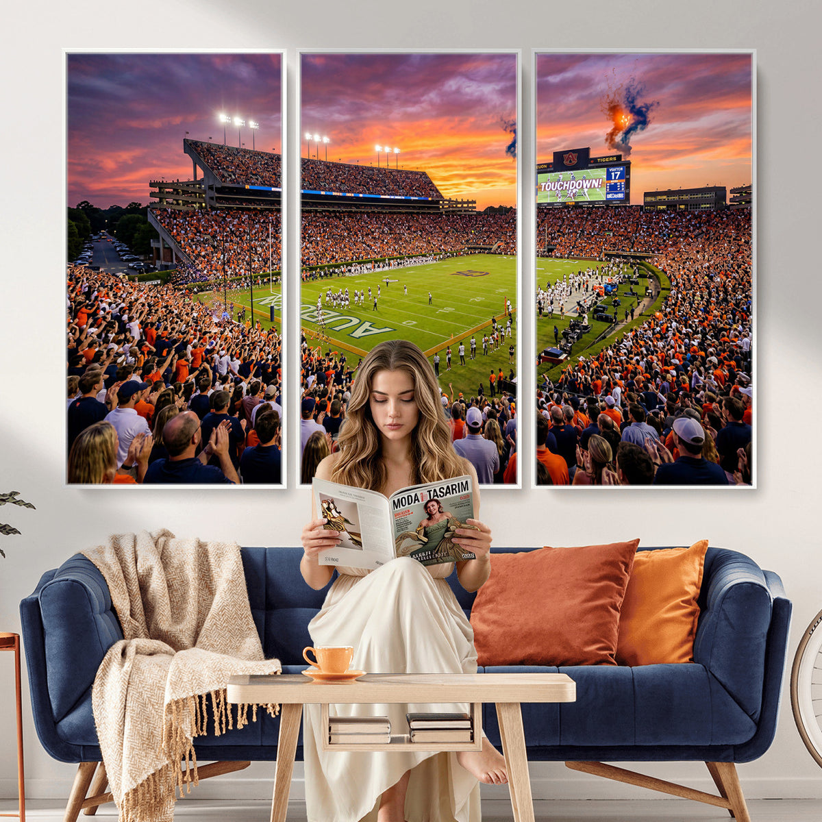 77756715-MGV-CV-36X24 - Stadium Wall Art Canvas Print