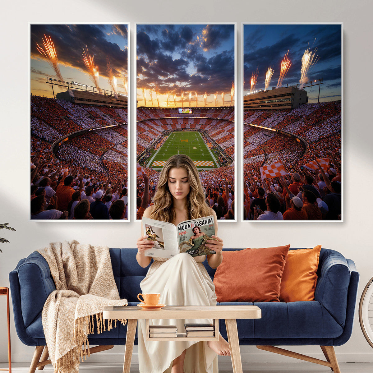 29672818-MGV-CV-36X24 - Stadium Wall Art Canvas Print