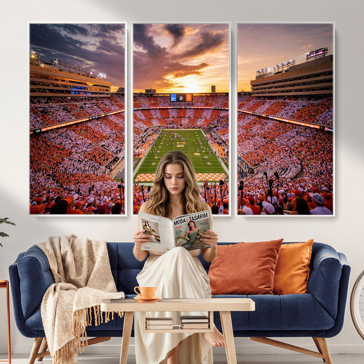 68184875-MGV-CV-36X24 - Stadium Wall Art Canvas Print