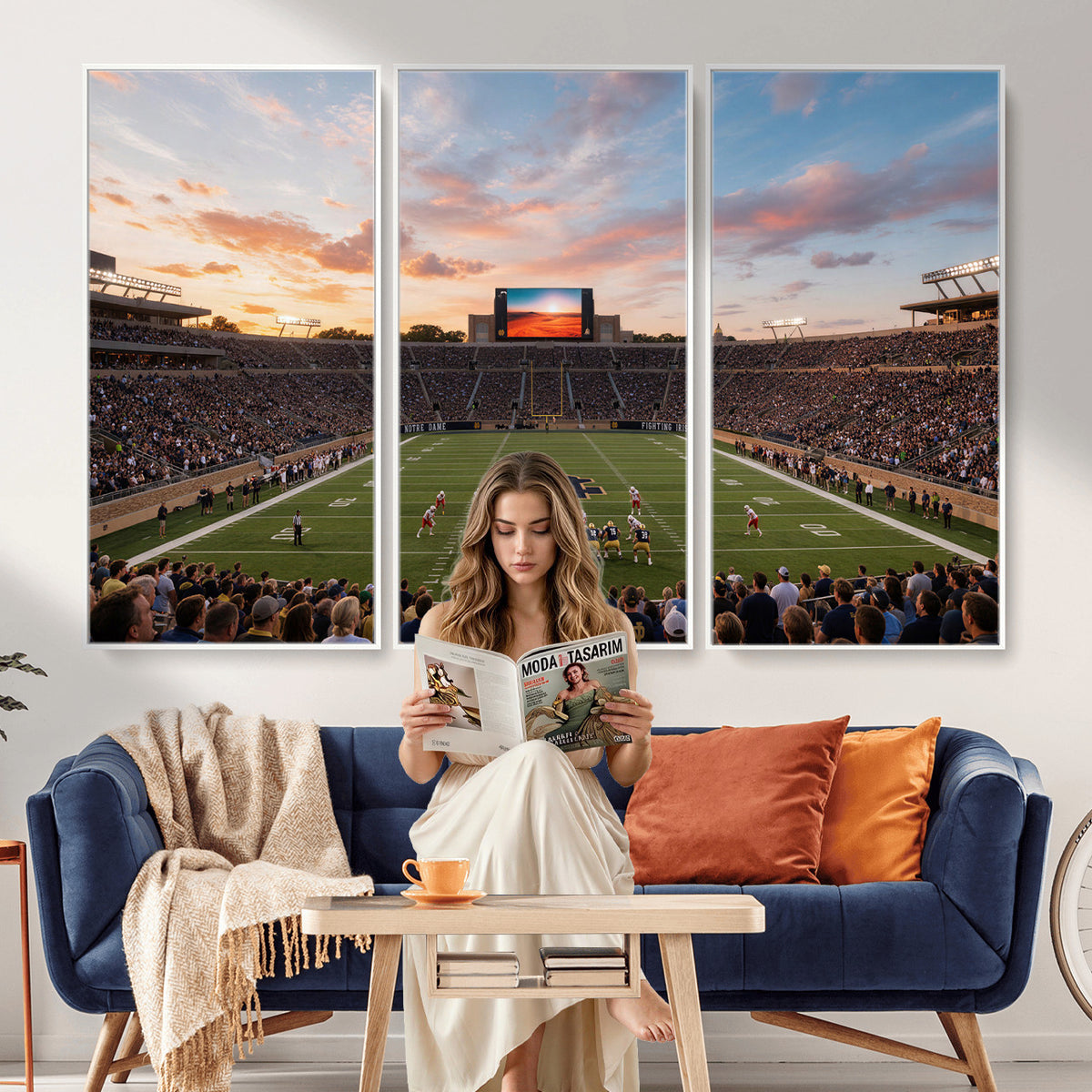 54464530-MGV-CV-36X24 - Stadium Wall Art Canvas Print