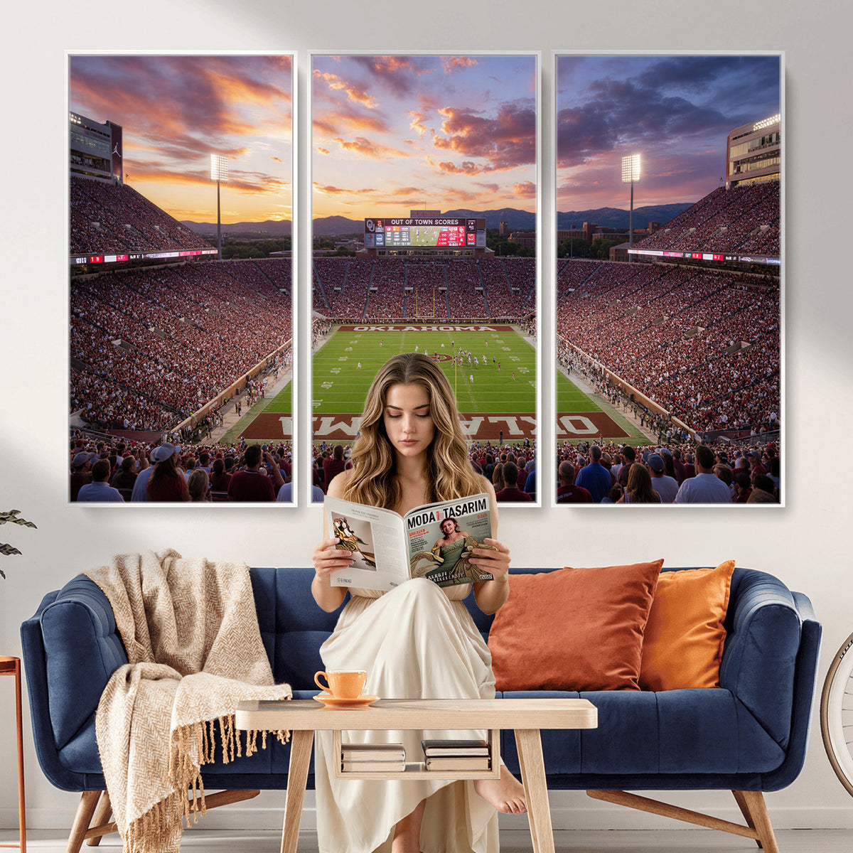 18509931-MGV-CV-36X24 - Stadium Wall Art Canvas Print
