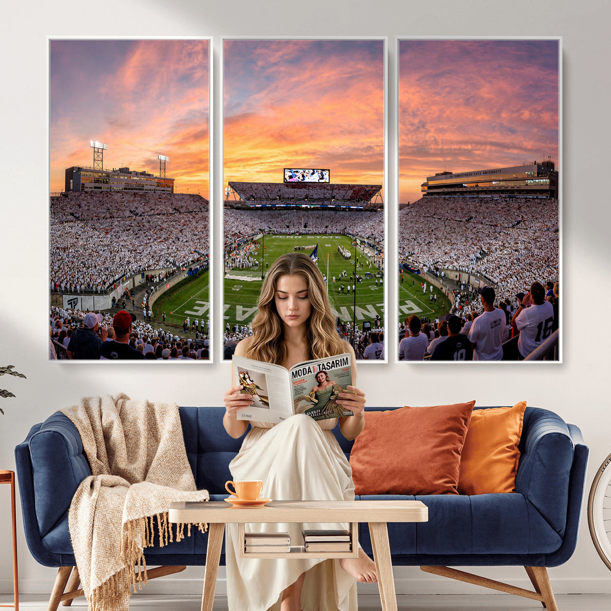 53161432-MGV-CV-36X24 - Stadium Wall Art Canvas Print