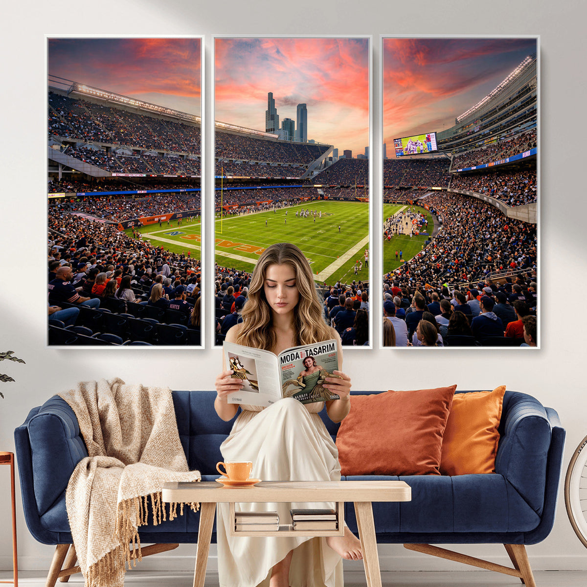 38873544-MGV-CV-36X24 - Stadium Wall Art Canvas Print