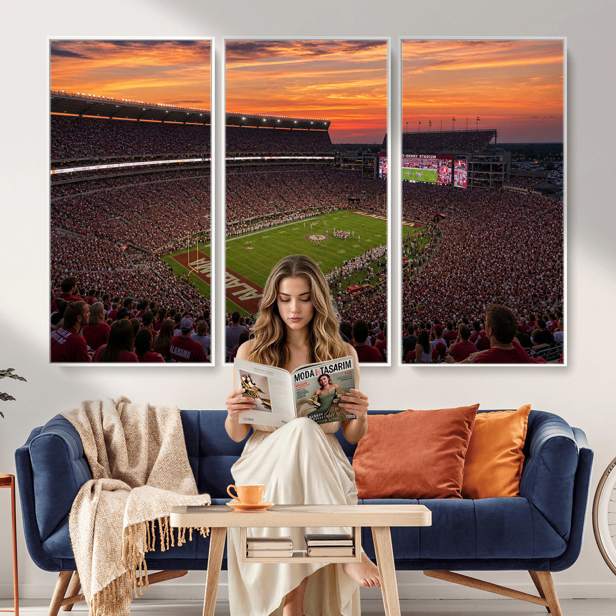 91782096-MGV-CV-36X24 - Stadium Wall Art Canvas Print