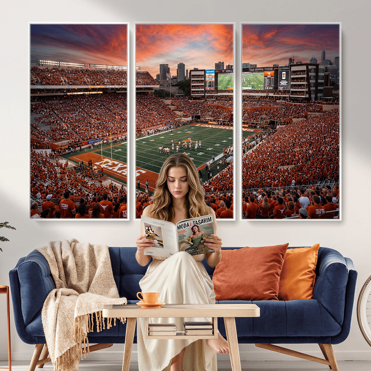 68564193-MGV-CV-36X24 - Stadium Wall Art Canvas Print