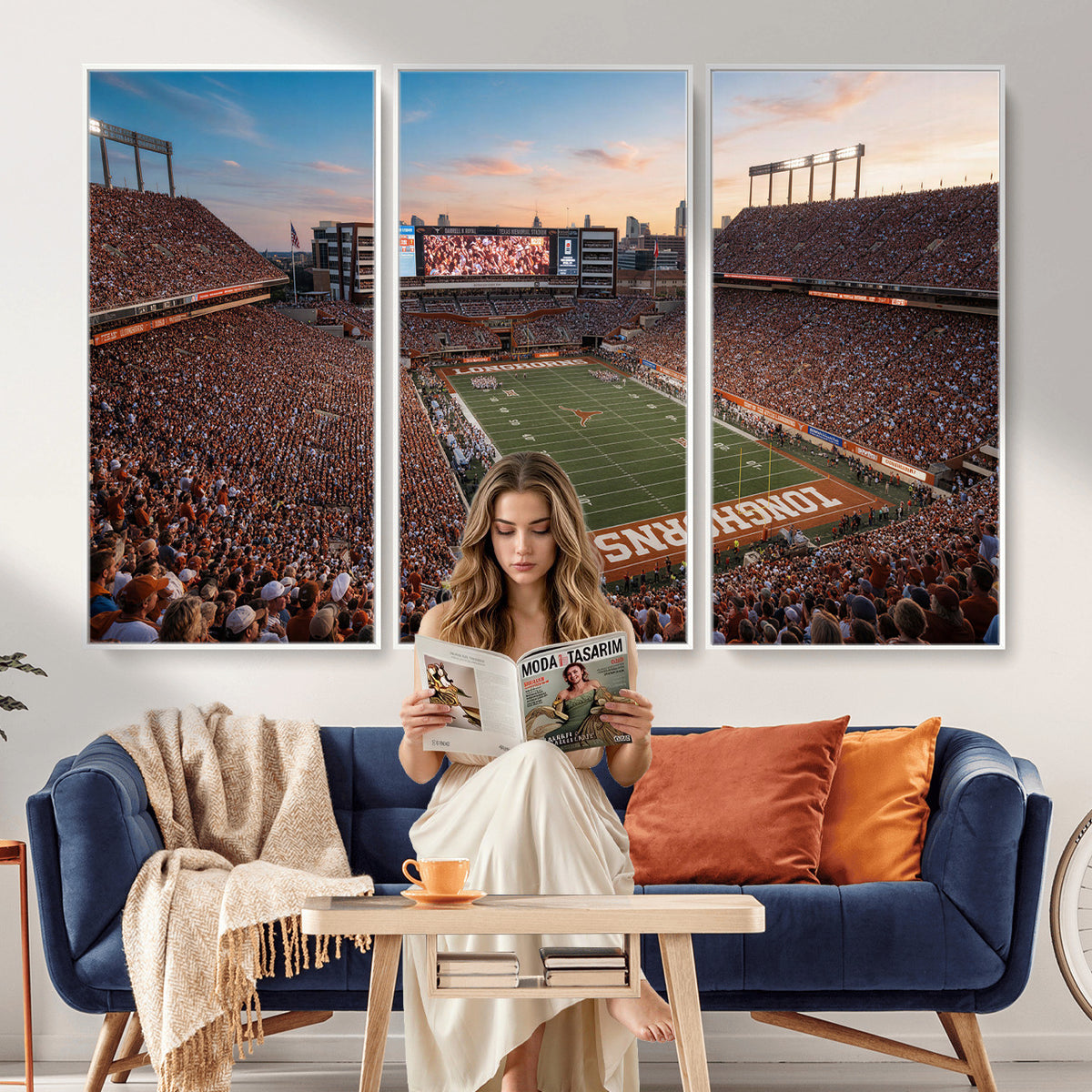 41187139-MGV-CV-36X24 - Stadium Wall Art Canvas Print