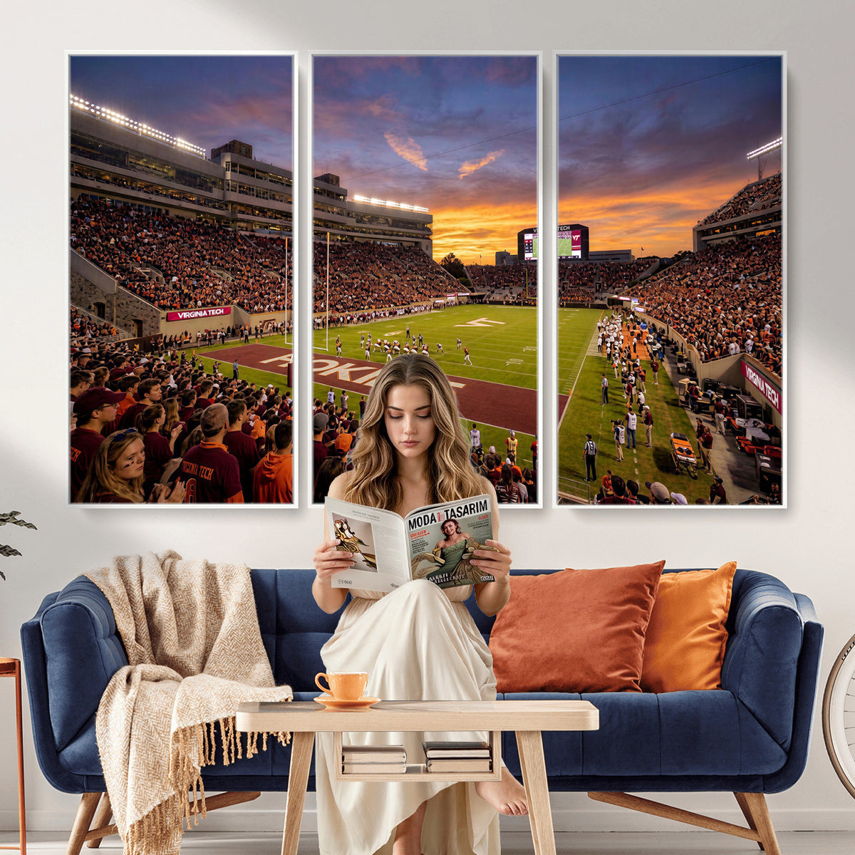 87141841-MGV-CV-36X24 - Stadium Wall Art Canvas Print