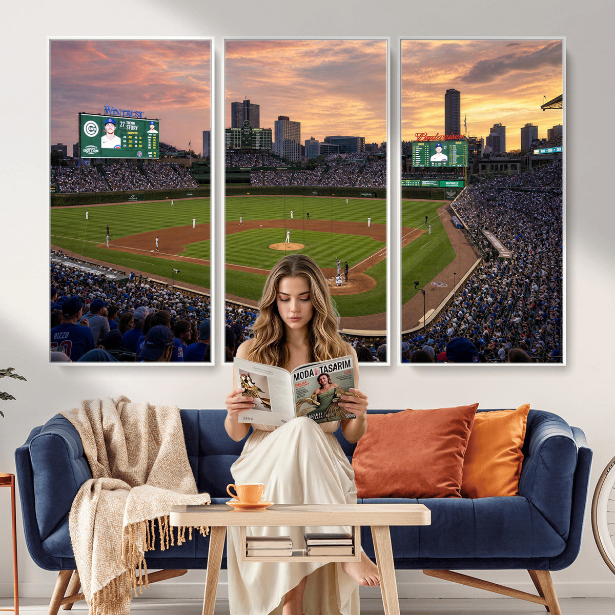 41641466-MGV-CV-36X24 - Stadium Wall Art Canvas Print