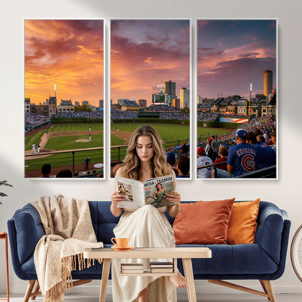 94073020-MGV-CV-36X24 - Stadium Wall Art Canvas Print