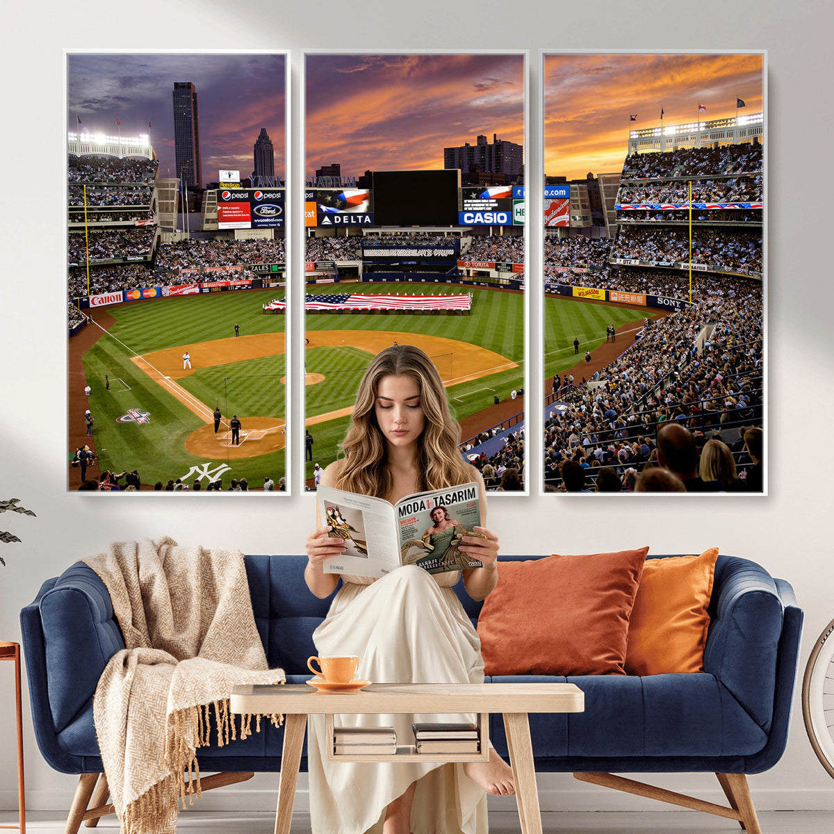 39000124-MGV-CV-36X24 - Stadium Wall Art Canvas Print