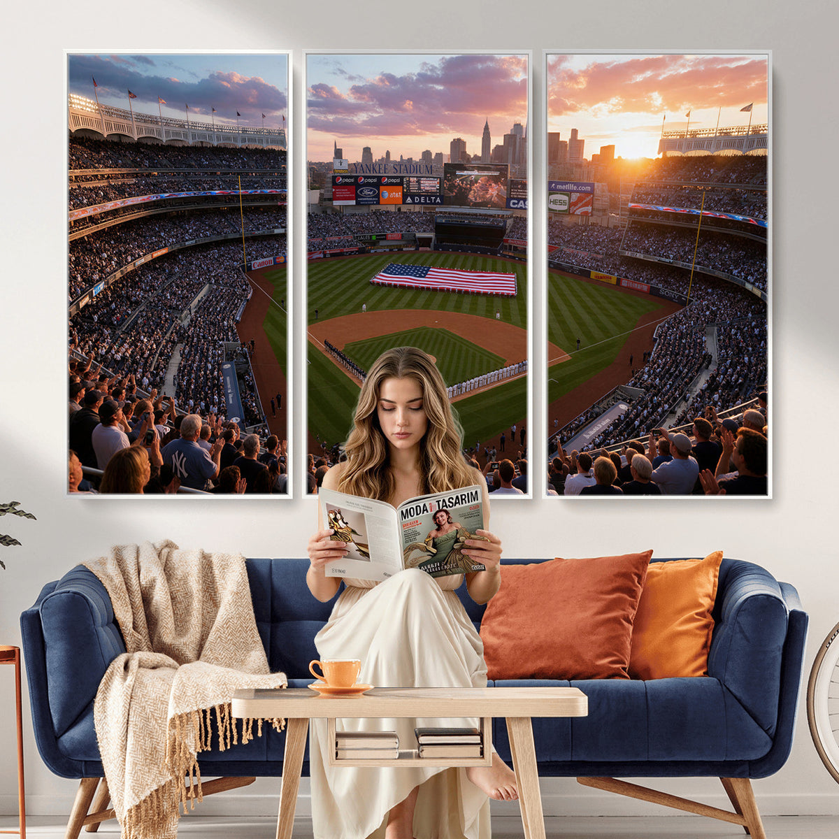 43632742-MGV-CV-36X24 - Stadium Wall Art Canvas Print