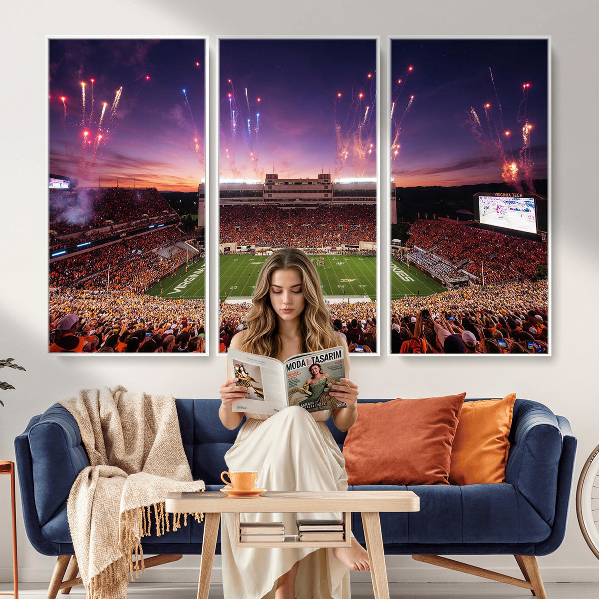 60785214-MGV-CV-36X24 - Stadium Wall Art Canvas Print