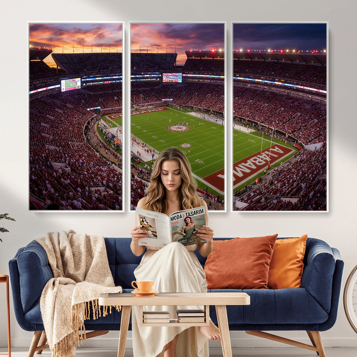 59537492-MGV-CV-36X24 - Stadium Wall Art Canvas Print