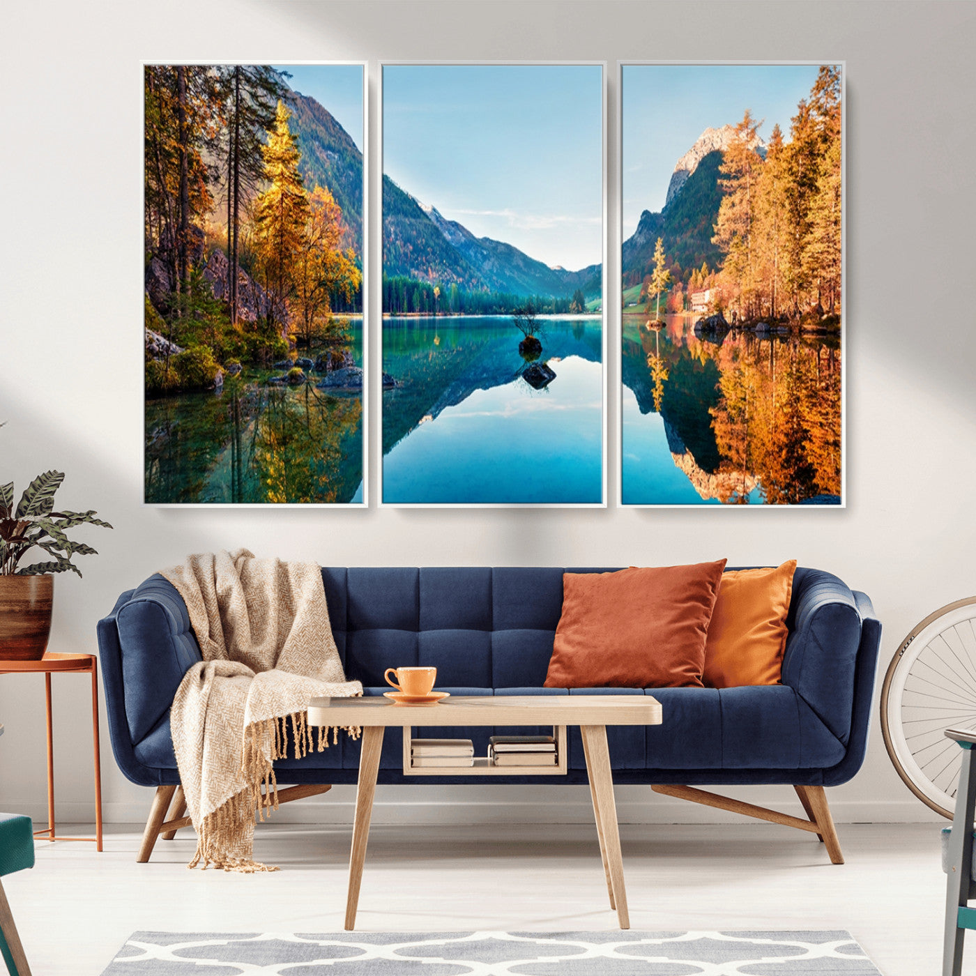 -Fantastic Autumn Panorama Wall Art Canvas Print