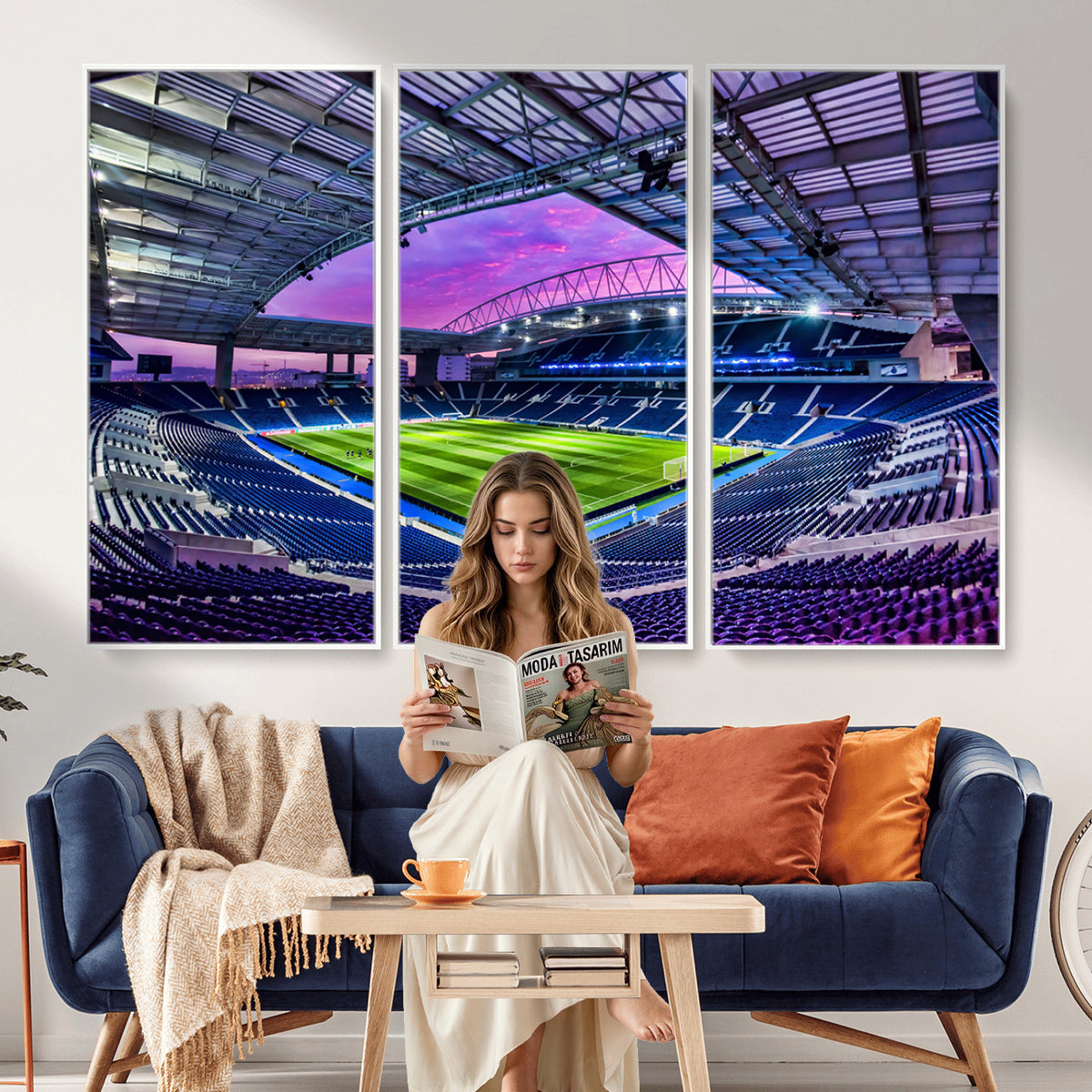 10851-MGV-CV-36X24 - FC Porto Soccer Team Print Canvas, Dragon Stadium Wall Art