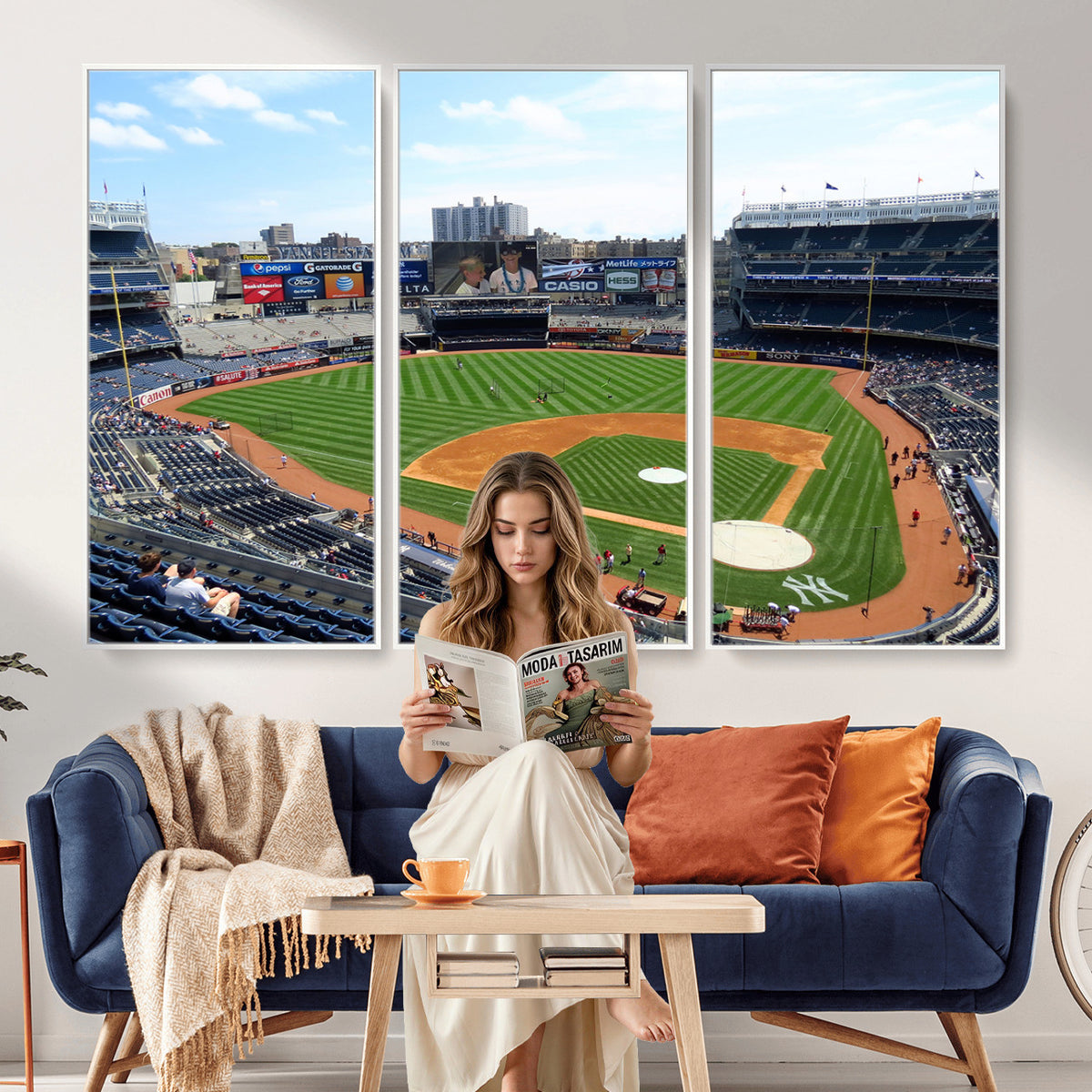 98047-MGV-CV-36X24 - Buffalo Bills Stadium Wall Art, Buffalo Bills Decor, NFL Fan Gift