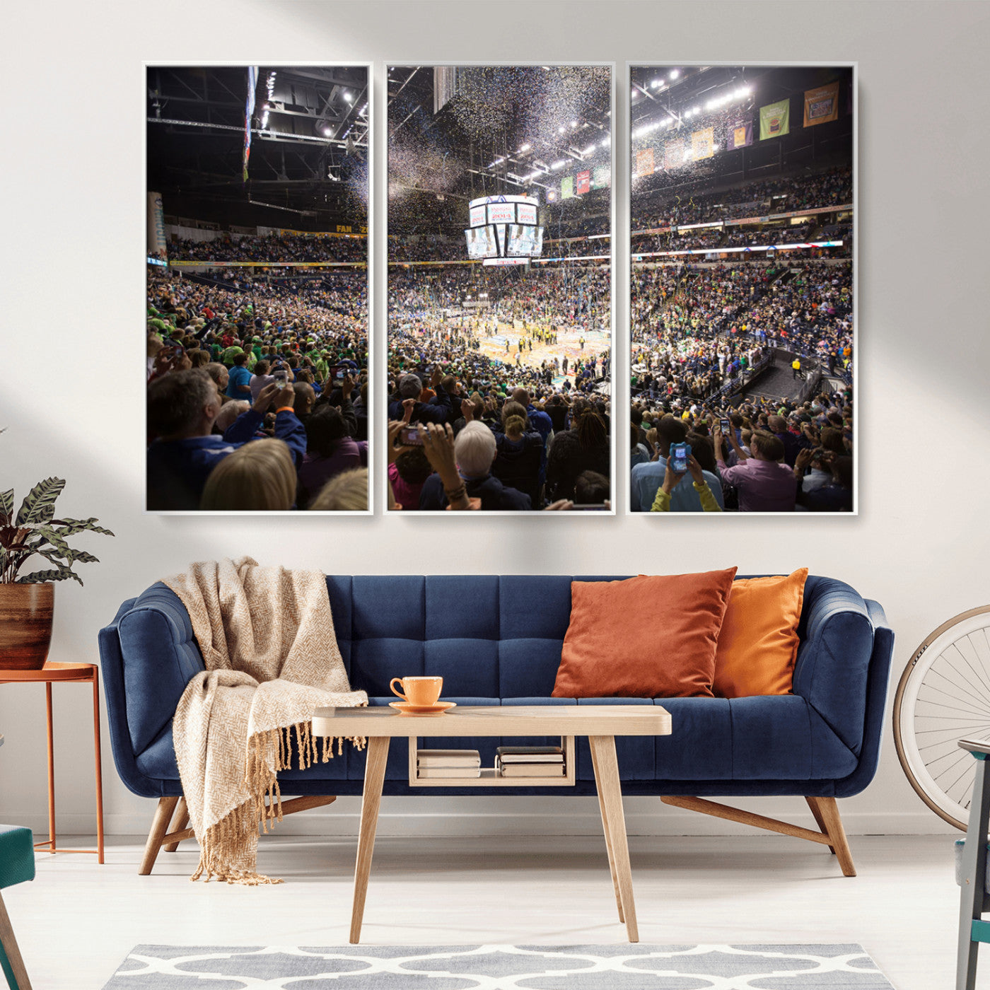 MGV-FC-48X32-3P - Bridgestone Arena Wall Art Canvas | Nashville Predators Hockey Team Print | Canvas Print | Ready to
