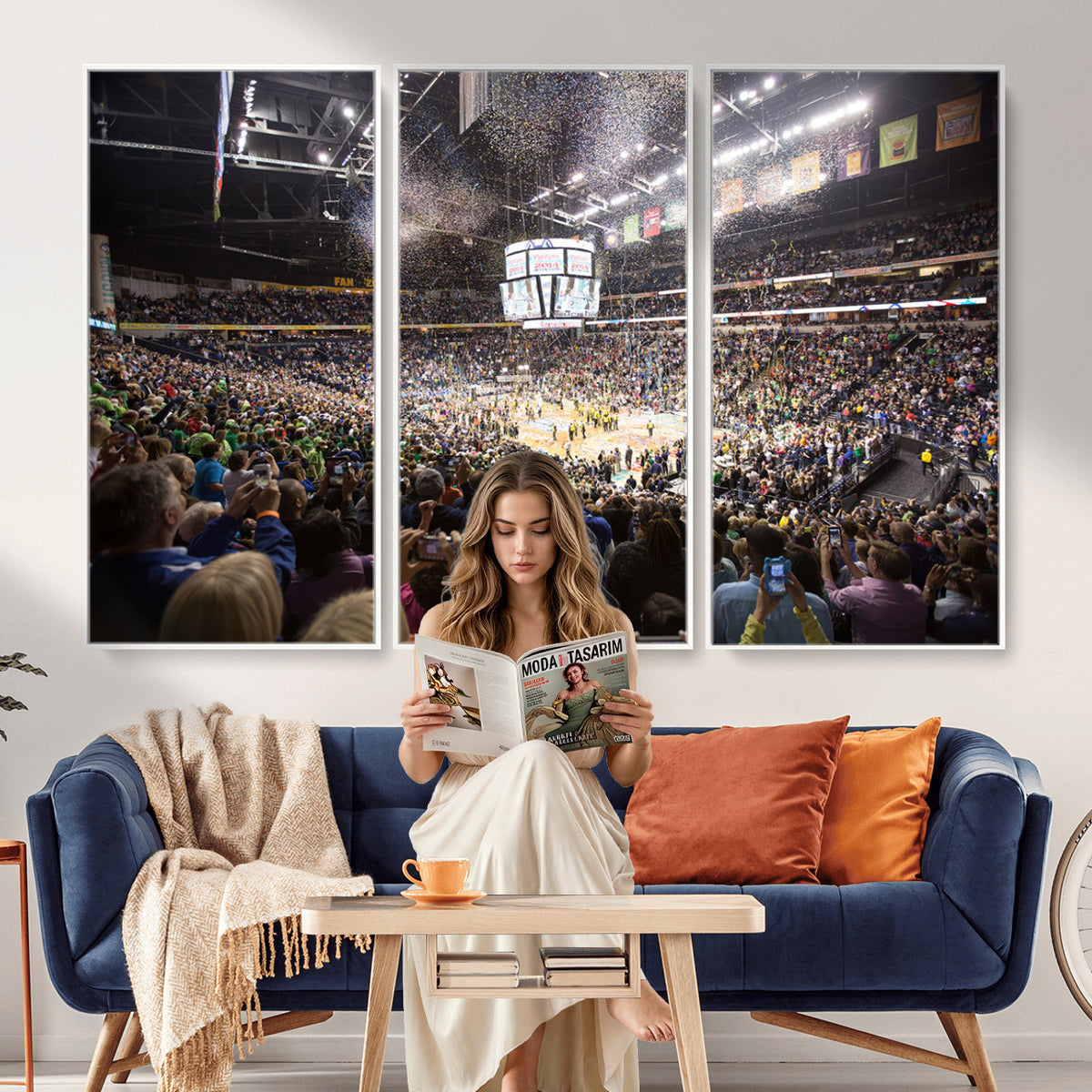 66251-MGV-CV-36X24 - Bridgestone Arena Wall Art Canvas, Nashville Predators