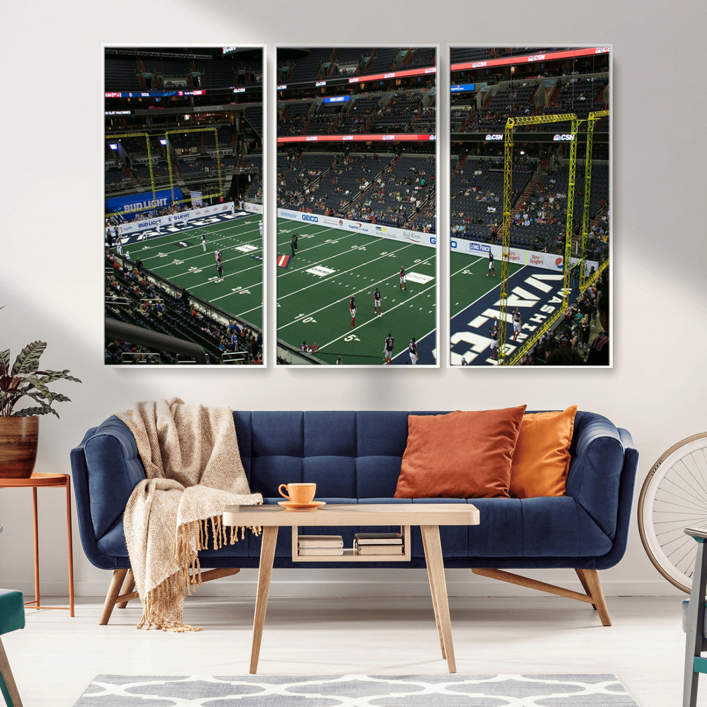 MGV-FC-48X32-3P - Capital One Arena Wall Art | Washington Wizards & Capitals Print | Canvas Print | Ready to Hang |