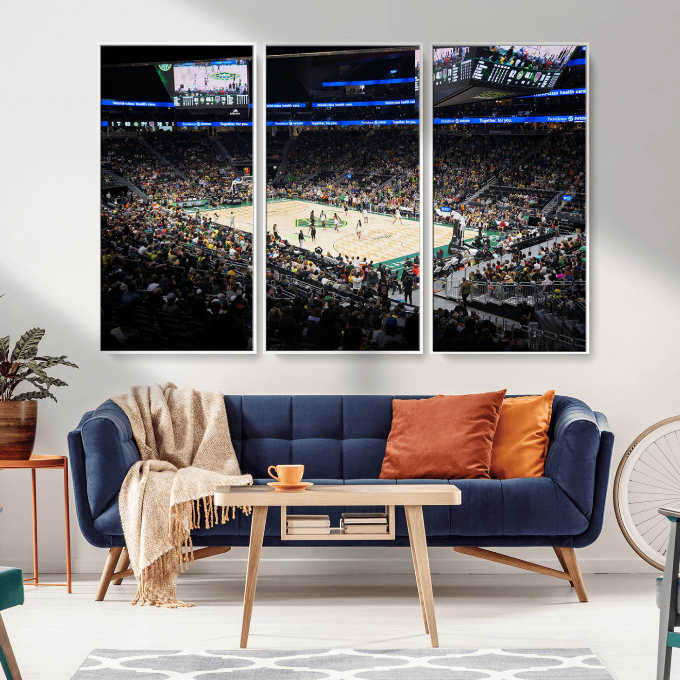MGV-FC-48X32-3P - Climate Pledge Arena | Washington Seattle Kraken Hockey Stadium Wall Art | Canvas Print | Ready to